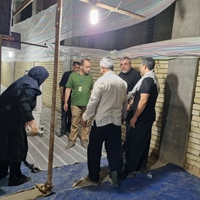 گزارش تصویری آماده سازی موکب راه شفا کربلای معلی روز اول